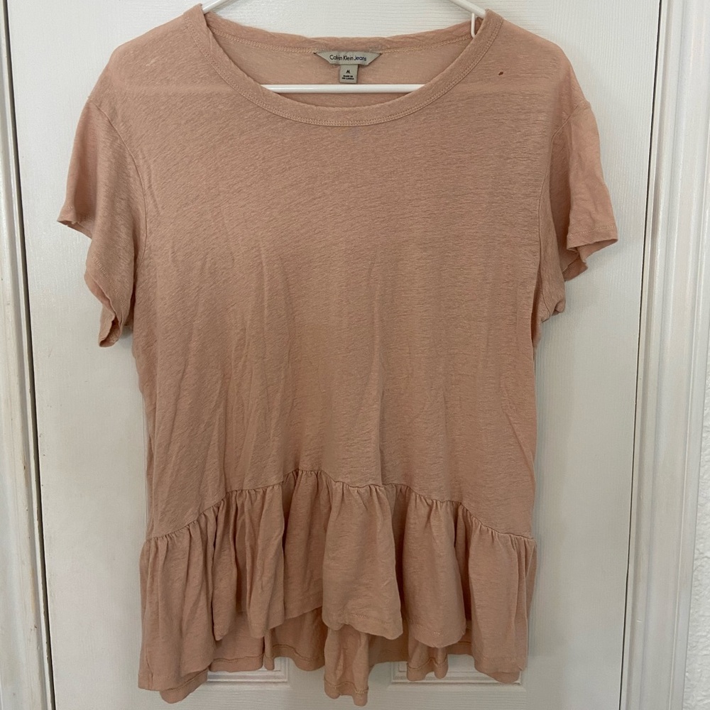 light pink calvin klein top
